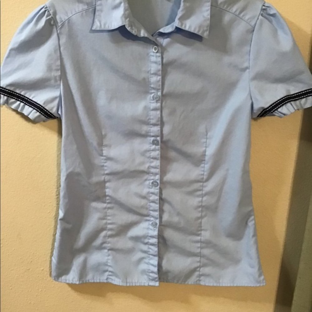 Girls Rainbow Short Sleeve Uniform Top SIze 14
